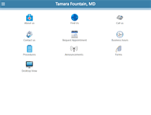 Tablet Screenshot of drfountain.com
